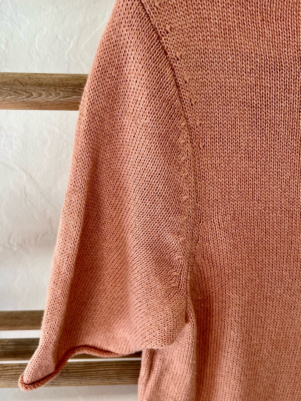 Marc O'Polo Dusty Coral Short Sleeve Knit Top - Picture 2 of 6